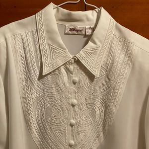 Worthington Long-sleeve Blouse